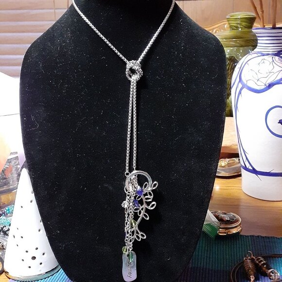 Handmade Lariat Necklace "Journey" - Picture 1 of 4